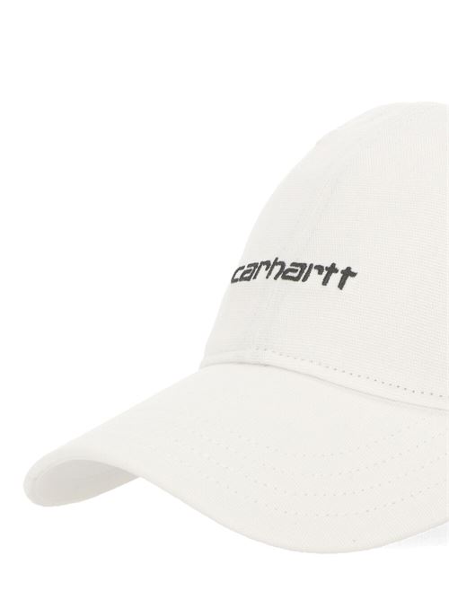 Canvas Script Cap Carhartt WIP | I0288760D2XXBLACK/WHITE